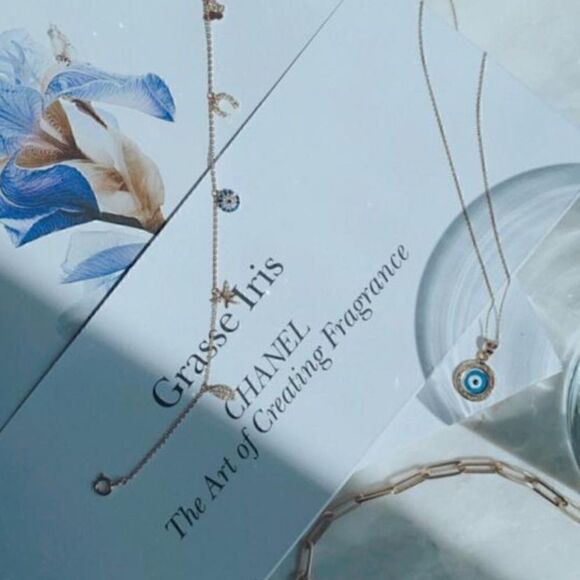 14k Solid Gold Evil Eye Charm | Real Gold Evil Eye Pendant | Birthday Gift | - Picture 9 of 10